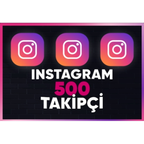  İnstagram Premium 500 Gerçek Takipçi